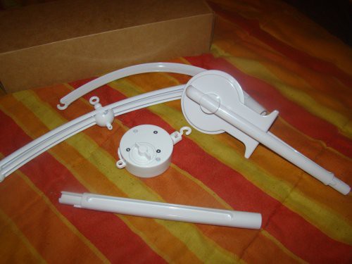Patuoxun® ABS Babybett Wind-up Music Box mit mobilen Bed Bell-Halter Arm